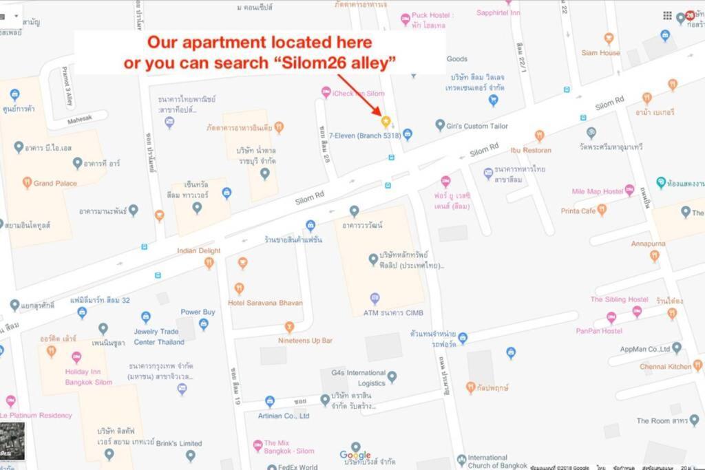 S1 Large Duplex Silom 3 Beds, Full Kitchen Wifi Διαμέρισμα Μπανγκόκ Εξωτερικό φωτογραφία
